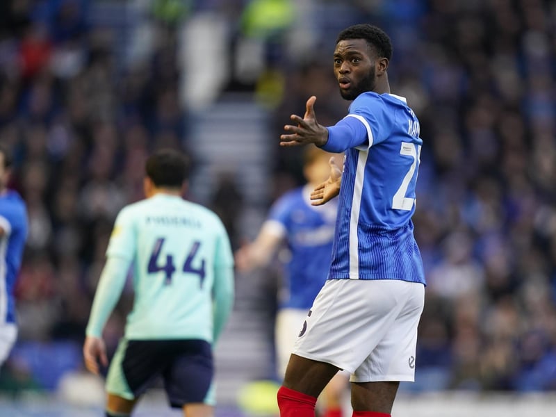 Abu Kamara tries to inspire Pompey against Fleetwood at Fratton Park. Picture: Jason Brown/ProSportsImages