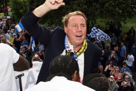 Harry Redknapp celebrating Pompey's FA Cup win with an open top bus around the City of Portsmouth. His upcoming show at Portsmouth Guildhall has been postponed due to illness. Picture: Joe Pepler.