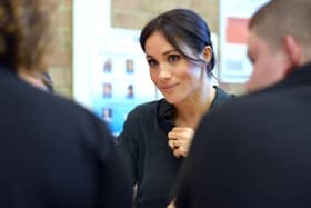 Prince Harry and Meghan Markle, the Duke and Duchess of Sussex, visit  Joff Youth Centre in Peacehaven.