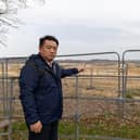 Alan Mak MP at the Havant Thicket reservoir site