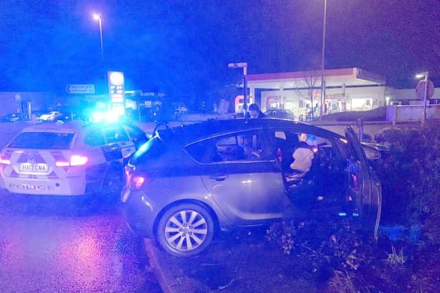 The incident took place last night. Picture: Hants Roads Policing