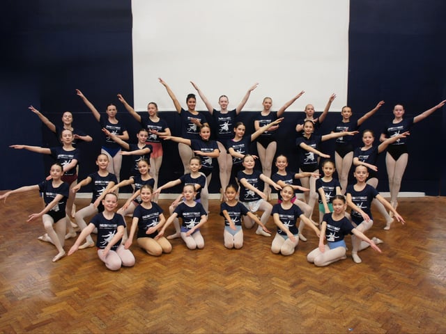 Dancers in photo (from left to right): Back line: Megan Beynon, Grace Oliver, Eleanor Weston, Marya Mouland Rafiq, Samantha Shaw, Sophia Cook, Isabel Shields, Sophia Mayle, Emily Crossan 3rd line: Greta Alsford, Isabelle Watson, Fearne Williams, Evie Crewe-Candy, Elizabeth Matthews, Amelia Cook 2nd line: Saphira Taylor, Lilly Lines, Scarlett Dalton, Rebecca Fairley, Summer Barnes, Mia Sansome, Evee Dymond, Sophie Hobbins Front line: Emily Perkiss, Iris Metcalfe, Maddison Hughes, Lhasa Honey, Alice Bucchi, Jazmin Wheatley