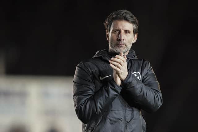 Danny Cowley has revealed the Pompey camp has been devastated by illness during the last week. Picture: Jason Brown/ProSportsImages