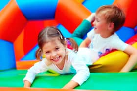 Happy kids having fun.