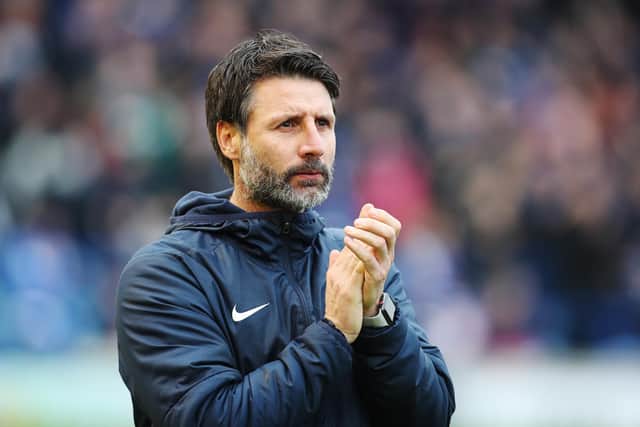 Danny Cowley is 'hopeful' of a fresh face at Fratton Park before Saturday's trip to Sunderland. Picture: Joe Pepler