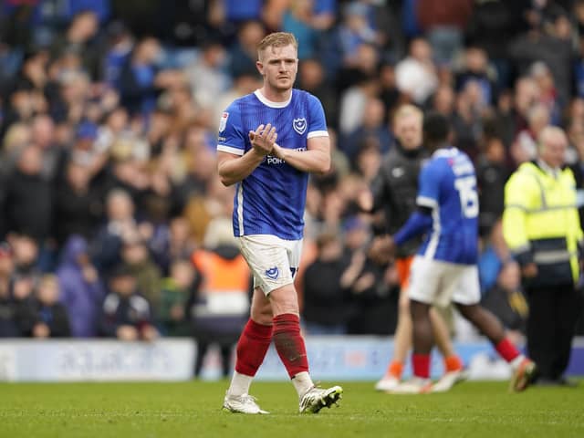 Pompey defender Jack Sparkes has produced six assists in all competitions this season. Pic: Jason Brown.