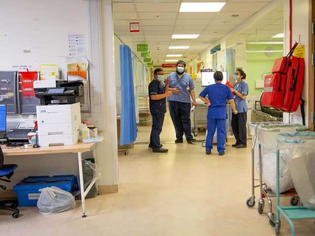 QA Hospital, Portsmouth on Thursday 25th November 2021

Pictured: GV of inside of QA medical wards

Picture Habibur Rahman