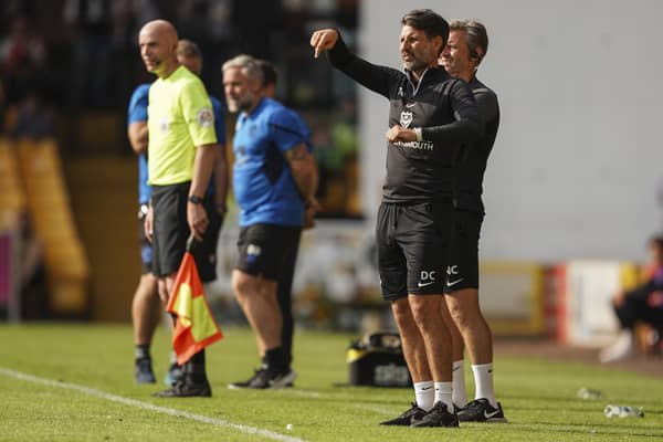 Danny Cowley is hopeful that Pompey can succeed in the transfer market before Thursday night's deadline. Picture: Jason Brown/ProSportsImages