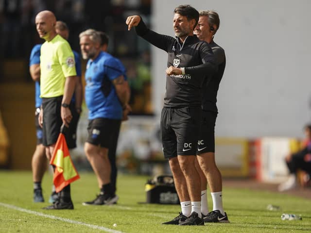 Danny Cowley is hopeful that Pompey can succeed in the transfer market before Thursday night's deadline. Picture: Jason Brown/ProSportsImages