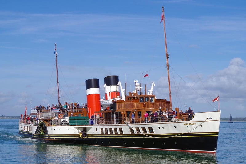 p S Waverley, the last sea-going paddle steamer in the world.