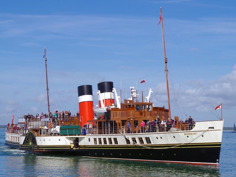 p S Waverley, the last sea-going paddle steamer in the world.