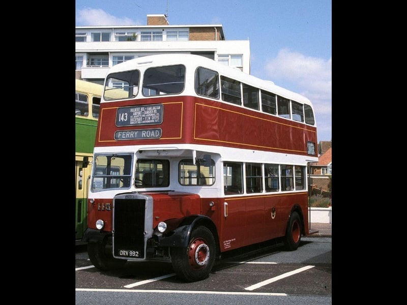 Metro-Cammell 56-seat body, one of fifteen similar buses delivered  in 1958