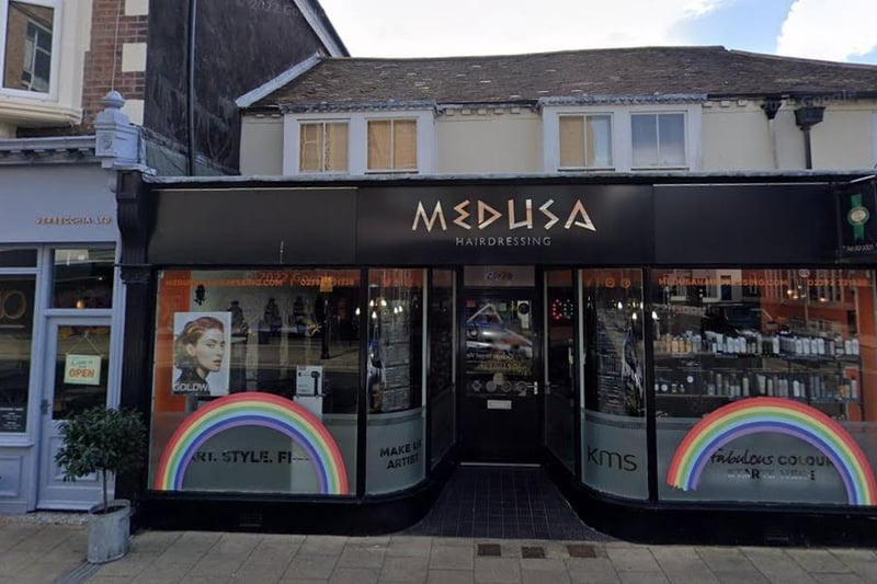 Medusa Hairdressing, Southsea has a Google rating of 4.9 with 253 reviews.