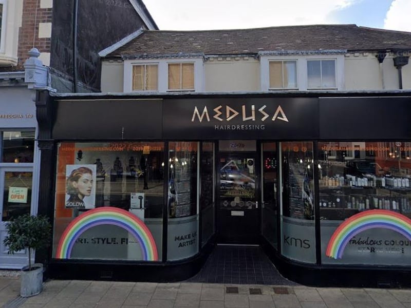 Medusa Hairdressing, Southsea has a Google rating of 4.9 with 253 reviews.