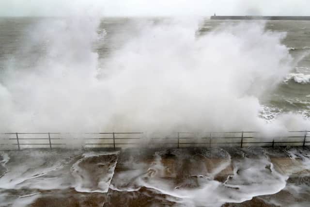 Storm Jorge is due to arrive in Portsmouth over the weekend. Picture: Gareth Fuller/PA Wire