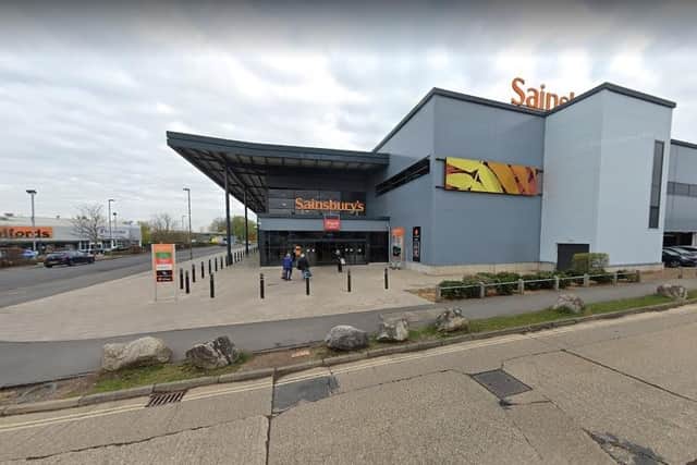 Vodka was stolen from Sainsbury's in Hambledon Road, Waterlooville. Picture: Google Street View.