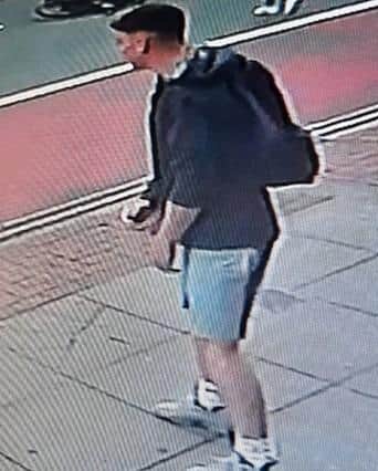 Police want to speak to this man who was a victim to an attempted robbery on London Road, Portsmouth, on Monday July 10. Pic Hants police