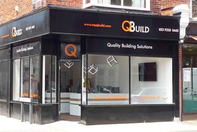 The QBuild shopfront on Winter Road.