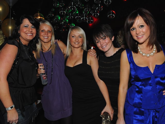 Clubbers enjoy a night out in Portsmouth in 2009. Picture: (091104-2164)