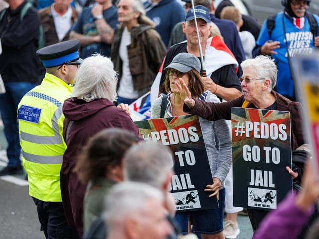 Southsea protest turned violent on Saturday