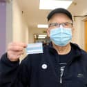 The Portsmouth NHS Covid-19 Vaccination Centre at Hamble House based at St James Hospital opened on Monday, February 1.

Pictured is: Peter Missing (72) from Portchester, after receiving his Covid-19 vaccination.

Picture: Sarah Standing (010221-1924)