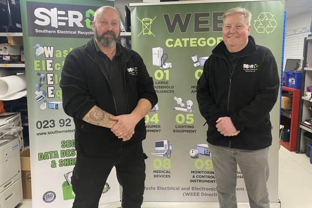 David Edwards and Gary Dalton of Southern Electrical Recycling