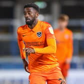 Jordy Hiwula in action at Peterborough in the EFL Trophy. Picture: Nigel Keene