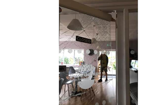 Staff at the Milton Village Community Association and the Pure Ground Coffee shop were shocked to discover they had been burgled on Thursday. Picture: Kimberly Barrett.