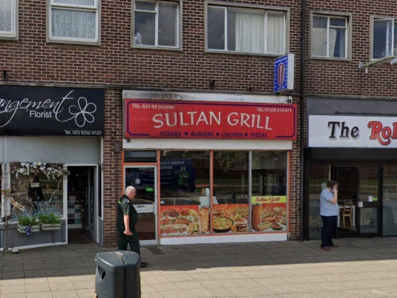 Sultan Grill at 17 Rowner Road, Gosport was handed a three-out-of-five rating after assessment on April 11.