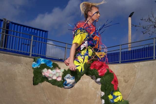 One of Scarlett's eye catching designs.