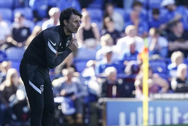 Pompey boss Danny Cowley.