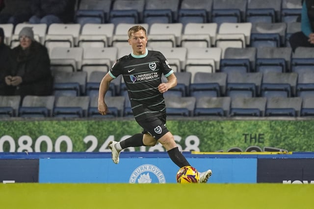 (Replaced by Harvey Blair on 69 mins) - Helped keen Pompey defensively tight, aided by that magnificent work-rate. Barely made any inroads as an attacking force, although did pop up in the 65th minute to hit the post.