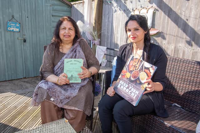 Khalida and Riaz Arab decided to run an Indian cookery school in Portsmouth. They made a cookery book in 1987 that was lost over the years but now has been brought back to life by her daughter, Nadia Arab. Picture: Habibur Rahman
