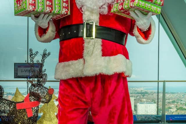 Santa is returning to the Spinnaker Tower this year