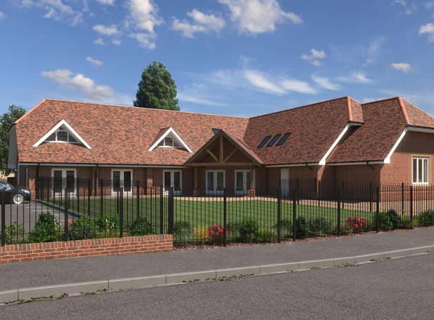 An architect's design for the new Alverstoke Parish Centre, to be built near St Mary's Church