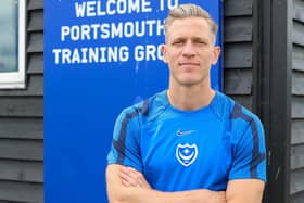 The 34-year-old Michael Morrison has joined Pompey on 12-month deal following his Reading departure. Picture: Portsmouth FC