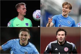 Alex Bass, Sean Raggett, Martyn Waghorn, Matt Butcher