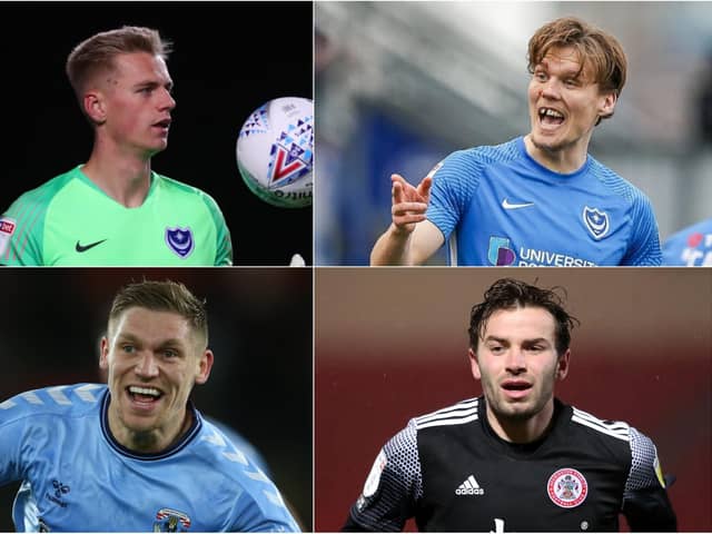 Alex Bass, Sean Raggett, Martyn Waghorn, Matt Butcher