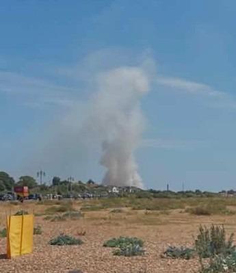 Massive fire on Hayling Island sees 50 firefighters attend scene