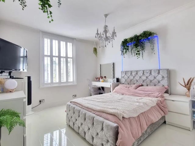 The listing says: "The accommodation is arranged over three floors and comprises; hallway, living room, dining room, kitchen/ breakfast room, cloakroom, utility room and family room on the ground floor with three bedrooms and family bathroom on the first floor with a loft room on the top floor."