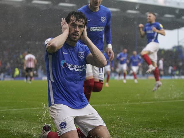 Danny Cowley believes John Marquis was another casualty of the Pompey number nine shirt. Picture: Jason Brown/ProSportsImages