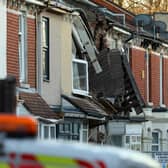 House collapse, Langford Road. Picture: Chris Moorhouse (jpns 071222-02)