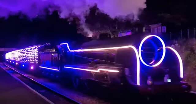 The Steam Illumination train is coming this Christmas. Picture: Mid Hants Railway Watercress Line
