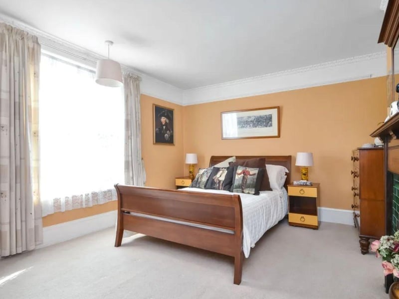 This property comes with six bedrooms, four bathrooms and three reception rooms as well as a garage and parking and a garden.