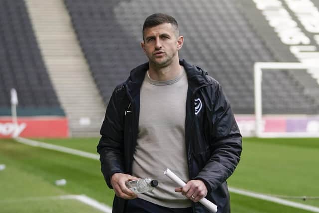 Pompey head coach John Mousinho