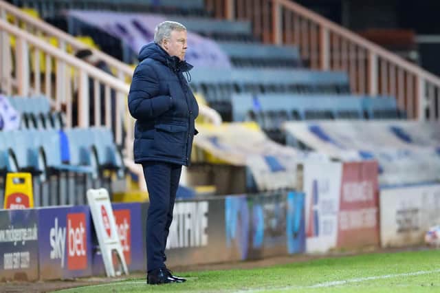 Kenny Jackett is focusing on winning promotion with Pompey following last night's 5-1 Papa John's Trophy elimination at Peterborough. Picture: Nigel Keene/ProSportsImages