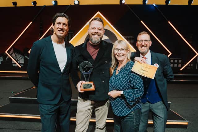 Dan also scooped a national award from Entrepreneurs Circle in September 2025,