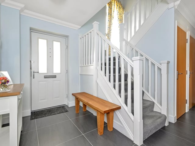 The hall and staircase