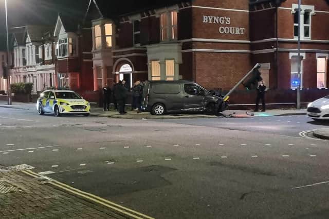 The incident took place in Devonshire Avenue last night. Picture: Fayad Choudhry