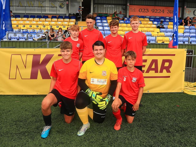 Sholing Red U14s at the Havant and Waterlooville Summer Tournament. Picture: Dave Haines